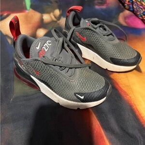 Nike Kids Black and Red Sneakers